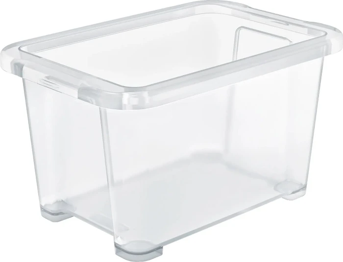 Rotho Evo Aufbewahrungsbox transparent/weiß