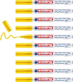 edding 751 Glanzlackmarker gelb, 10er-Pack