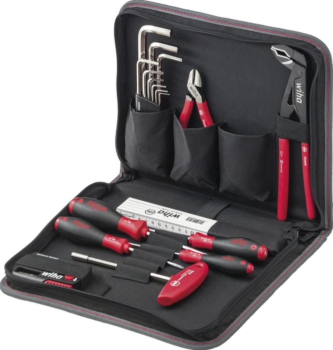 Wiha 9300-024 Mechaniker Handwerkzeugset inkl. Tasche, 33-tlg.