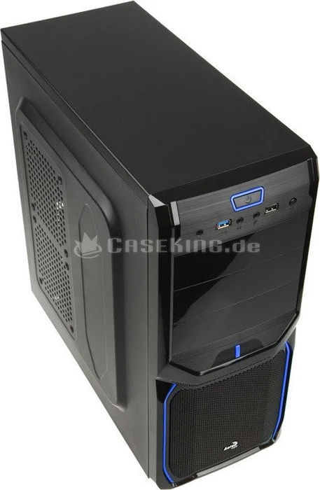 AeroCool V3X Advance Evil Blue Edition, schallgedämmt