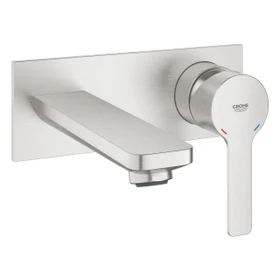 Grohe Lineare 2-Loch-Waschbeckenarmatur supersteel