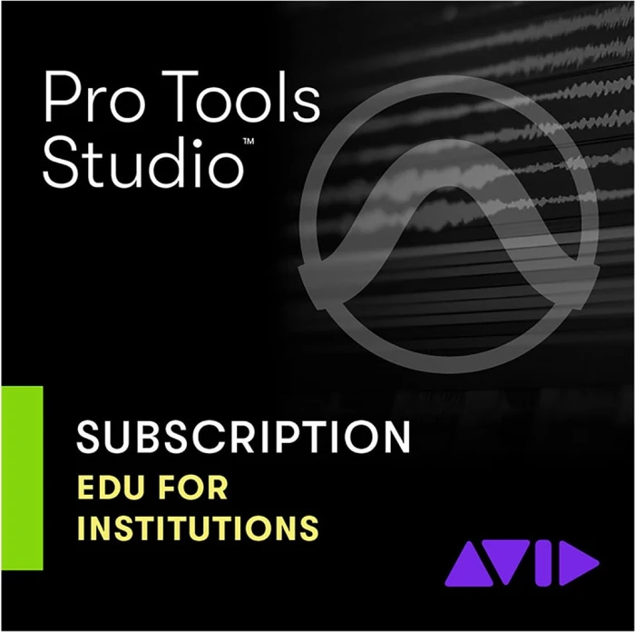 Avid Pro Tools Studio Institutions, 1 Jahr, EDU, ESD (multilingual) (PC/MAC)