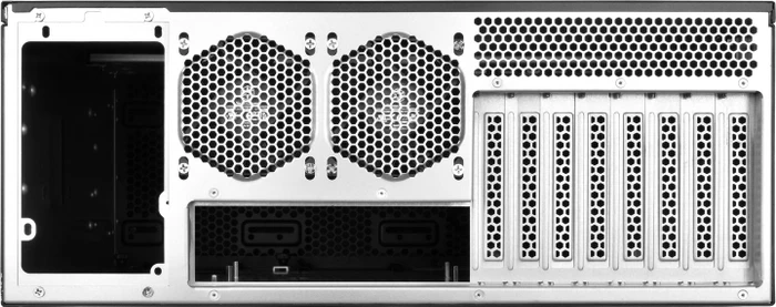 SilverStone RM44, Rackmount Storage, schwarz, 4HE, ATX