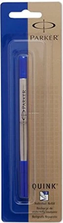 Parker Quink Rollerballmine RB F blau