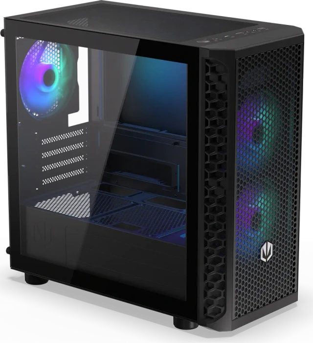 Endorfy Signum M30 ARGB Black, Glasfenster