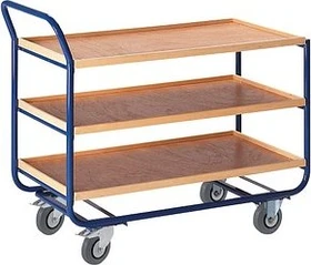 Rollcart Tischwagen 57.5x117x100cm blau