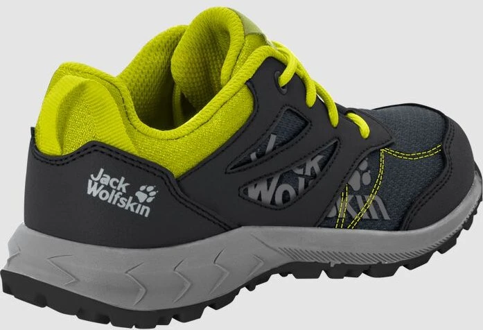 Jack Wolfskin Woodland Low black/lime (Junior)