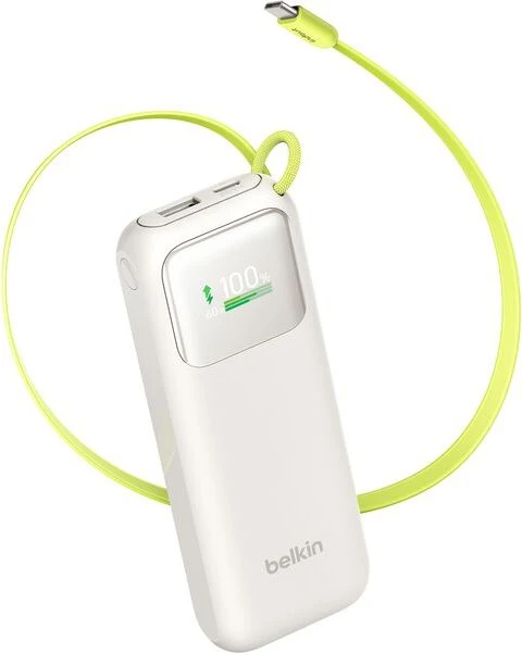 Belkin UltraCharge Powerbank 11K mit einziehbarem Kabel