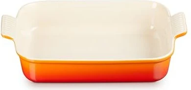 Le Creuset Auflaufform Tradition rechteckig 39x25.4cm 4l ofenrot