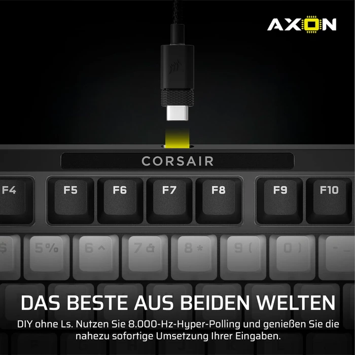 Corsair Makr Pro 75, schwarz, Corsair MGX Hyperdrive, USB, DE