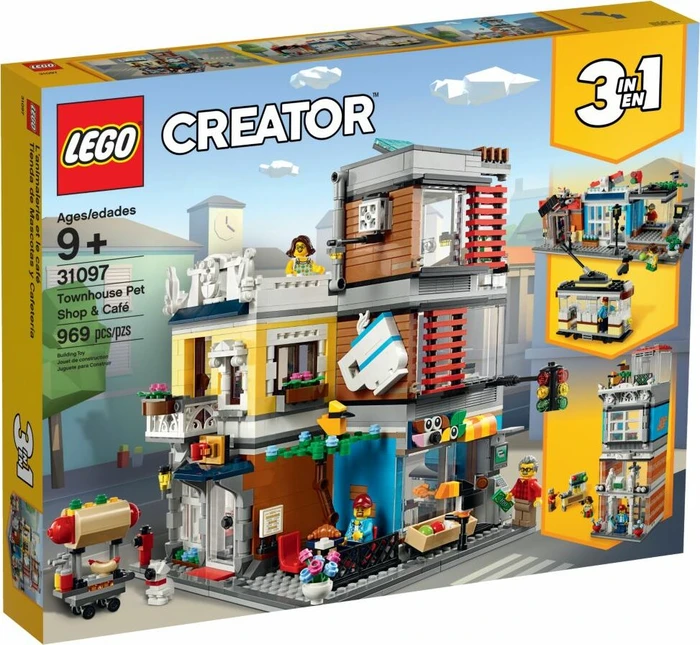 LEGO Creator 3in1 - Stadthaus mit Zoohandlung & Café