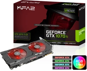 KFA2 GeForce GTX 1070 Ti EX, 8GB GDDR5, DVI, HDMI, 3x DP