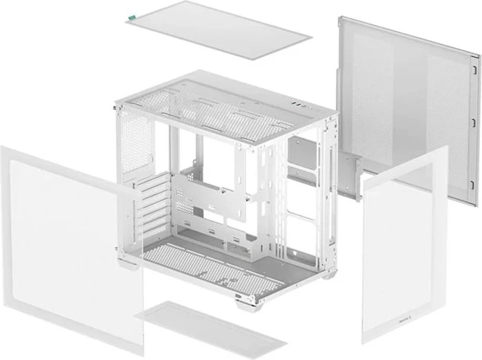 DeepCool CG530 WH, weiß, Glasfenster