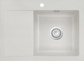 systemceram Mera 70 F Einbau Becken rechts alu