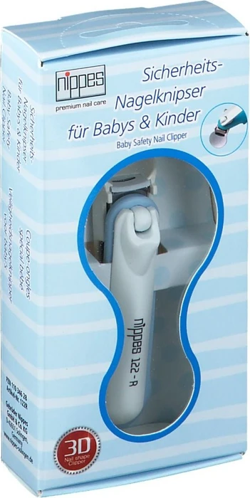 Gebrüder Nippes 122R Sicherheits-Nagelknipser für Babys rosa