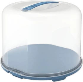 Rotho Fresh XL Tortenglocke 26cm hoch Aufbewahrungsbehälter horizon blau