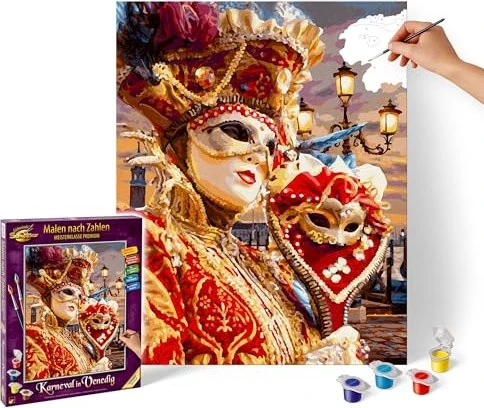 Schipper Arts & Crafts Malen nach Zahlen Karneval in Venedig