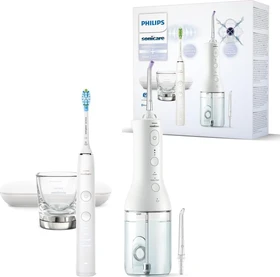 Philips HX3886/41 Cordless Power Flosser 3000 + DiamondClean 9000 weiß