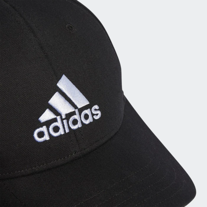 adidas Cotton Twill Baseball Kappe schwarz/weiß (II3513) – Bild 3 von 4