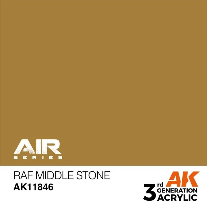 AK-Interactive 3rd Gen Acrylic Colors Air Series RAF middle stone, 17ml
