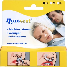 Optima Nozovent Schnarchstopper Nasenklammer small, 2 Stück