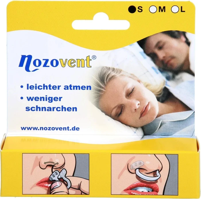 Optima Nozovent Schnarchstopper Nasenklammer small, 2 Stück