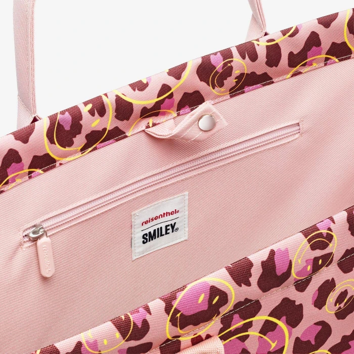 Reisenthel daily Shopper smiley leo blush