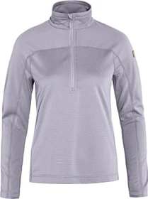 Fjällräven Abisko Lite Fleece Half Zip Funktionsshirt langarm lavender mist (Damen)