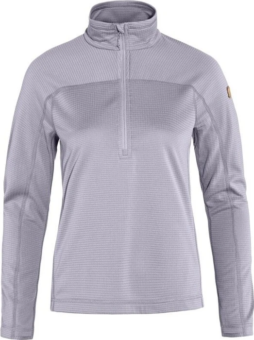 Fjällräven Abisko Lite Fleece Half Zip Funktionsshirt langarm lavender mist (Damen)