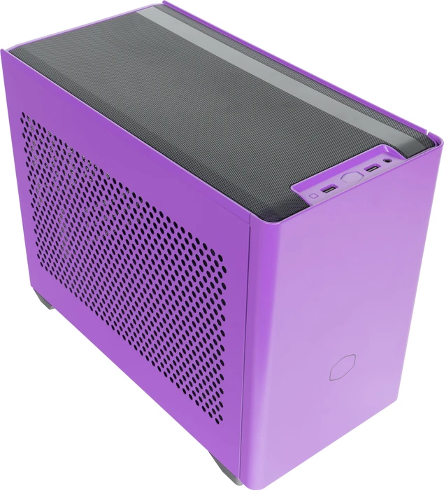 Cooler Master MasterBox NR200P Color Edition Nightshade Purple, Glasfenster, Mini-ITX