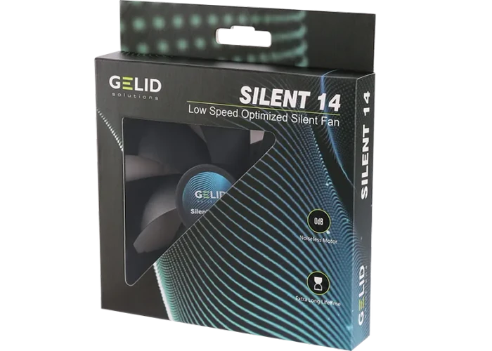 Gelid Solutions Silent 14 schwarz, 140mm