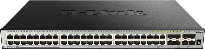 D-Link DGS-3630 Rackmount Gigabit Managed Switch, 44x RJ-45, 4x SFP+, 4x RJ-45/SFP