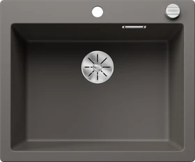 Blanco Pleon 6 InFino Becken mittig mit Ablauffernbedienung vulkangrau