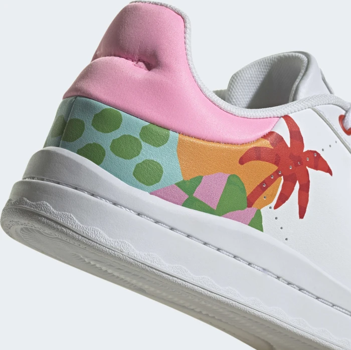 adidas Court Silk cloud white/lush red/pink glow (Damen)