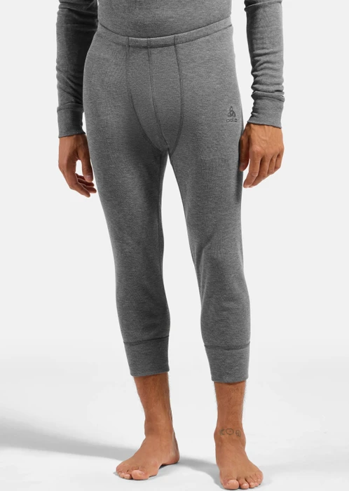 Odlo Active Warm Eco Hose 3/4 odlo steel grey melange (Herren)