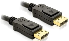 DeLOCK DisplayPort 1.2 Kabel 4K 60Hz schwarz, 2m