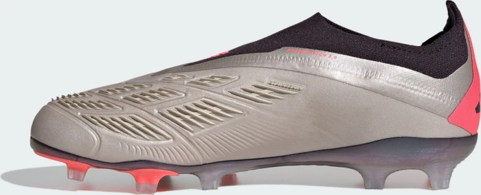 adidas Predator Elite Laceless FG platinum metallic/aurora black/carbon (Junior)