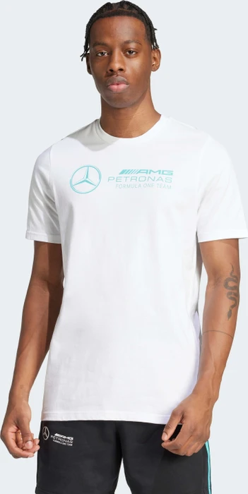 adidas Mercedes AMG Petronas Formula One Team DNA Graphic T-Shirt kurzarm white/semi mint rush (Herren)