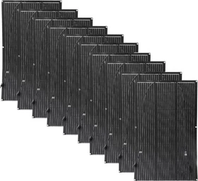 Aysolar 100W 12V Solarpanel Flexibel ETFE, 100Wp, 10 Stück, 1kWp