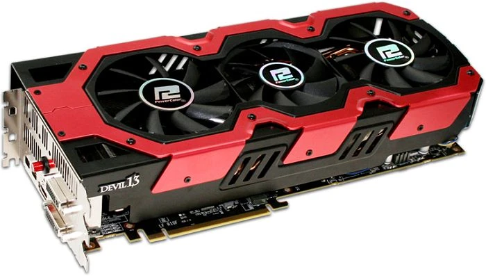 PowerColor Radeon HD 7990 [Tahiti XT] Devil 13, 2x 3GB GDDR5, 2x DVI, HDMI, 2x mDP