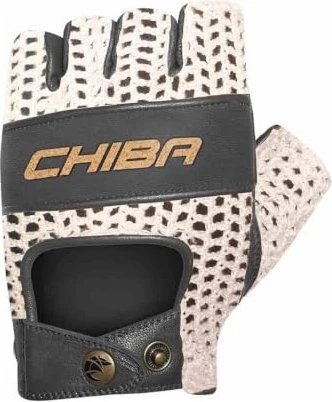 Chiba Pure Nature Fahrradhandschuhe beige/schwarz