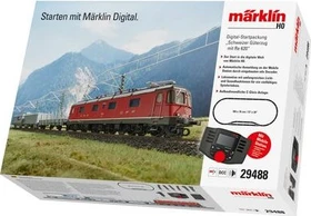 Märklin - Spur H0 Digital-Startpackung - Schweizer Güterzug mit Re 620