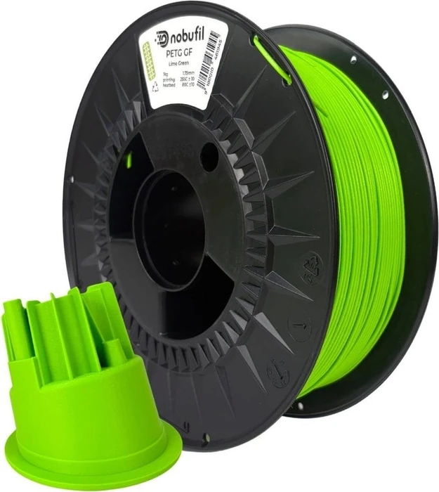Nobufil PETG GF, Lime Green, Spule, 1.75mm, 1.00kg