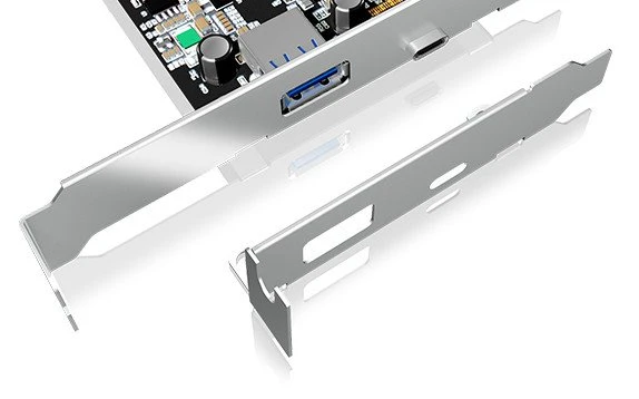 RaidSonic Icy Box IB-U31-03, 1x USB-C 3.1, 1x USB-A 3.1, PCIe 2.0 x4