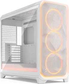 Fractal Design Meshify 3 XL Ambience Pro RGB White TG Clear Tint, weiß, Glasfenster (FD-C-MES3X-05)