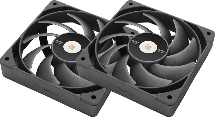 Thermaltake ToughFan 12 Pro High Static Pressure PC Cooling Fan schwarz, 120mm, 2er-Pack