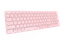 Rapoo E9700M Multi-mode Wireless Ultra-slim Keyboard rosa, USB/Bluetooth, DE Vorschaubild