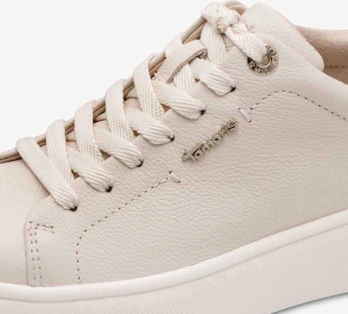 Tamaris Ledersneaker Low beige (Damen)