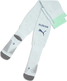 Puma FIFA WM 2026 Schweiz Auswärtsstutzen sea glass/dark indigo