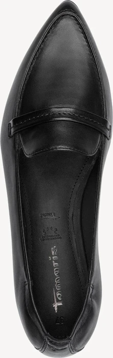 Tamaris Lederslipper schwarz (Damen)
